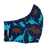Blue Dinosaurs Face Mask