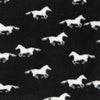 Black White Horses Fleece Snood