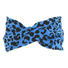 Blue Leopard Headband