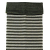 Khaki & Grey Stripe Happy Fleece Snood