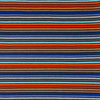 Orange Brown & Blue Stripe Doofer