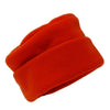 Orange Fleece Bud Hat