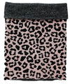 Pink Leopard Happy Fleece Snood