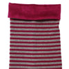 Pink & Grey Stripe Happy Fleece Snood