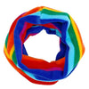 Rainbow Stripes Fleece Snood