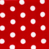 Red White Spot Fleece Snood