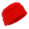 Red Fleece Bud Hat